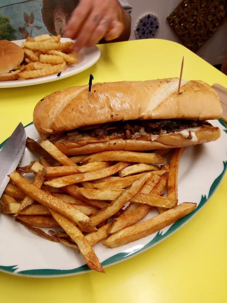 Philly Cheesesteak and Home Fries